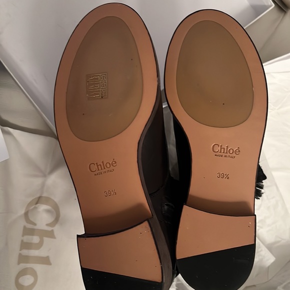 Chloe Harper Leather Lace up Boots 20mm - 39.5 - Picture 9 of 14